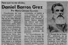 Daniel Barros Grez