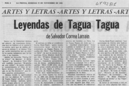 Leyendas de Tagua Tagua