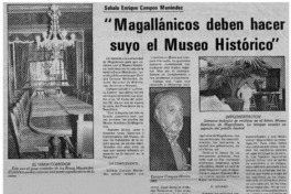 Magallánicos deben hacer suyo el Museo Histórico".