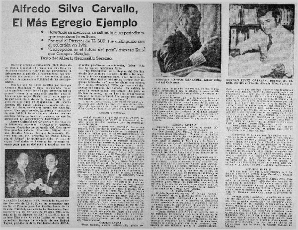Alfredo Silva Carvallo, el más egregio ejemplo