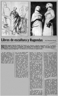 Libros de escultura y Rugendas