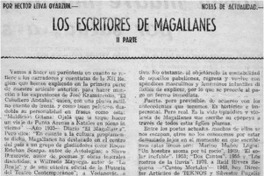 Los escritores de Magallanes II parte