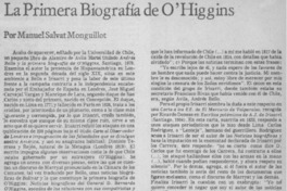 La Primera biografía de O'Higgins