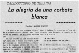 La Alegría de una corbata blanca