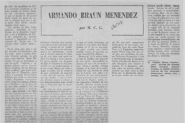 Armando Braun Menéndez