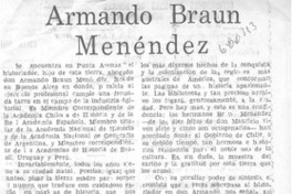 Armando Braun Menéndez
