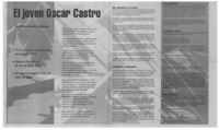 El joven Oscar Ccastro