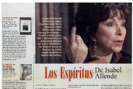 Los espíritus de Isabel Allende