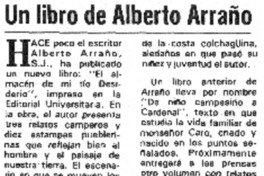 Un Libro de Alberto Arraño.