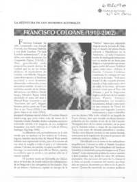 Francisco Coloane (1910-2002).