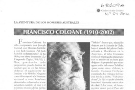 Francisco Coloane (1910-2002).