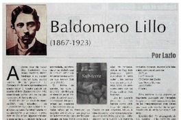 Baldomero Lillo (1867-1923)