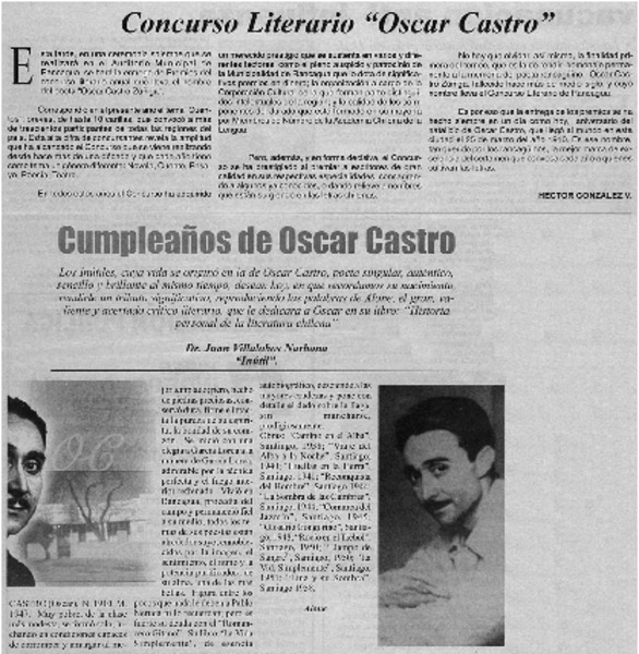 Cumpleaños de Oscar Castro