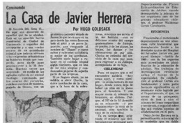 La casa de Javier Herrera