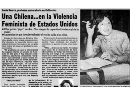 Una chilena... en la violencia feminista de Estados Unidos [entrevista]