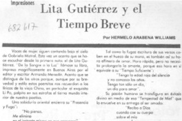 Lita Gutiérrez y el tiempo breve