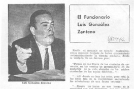 El Funcionario Luis González Zenteno