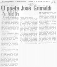 El Poeta José Grimaldi