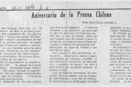 Aniversario de la prensa chilena
