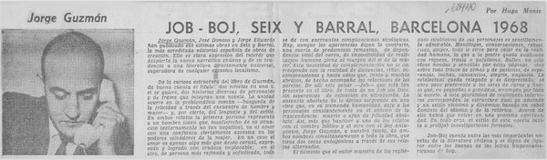 Job-Boj, Seix y Barral, Barcelona 1968