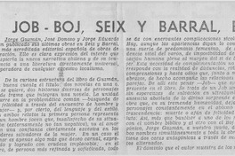 Job-Boj, Seix y Barral, Barcelona 1968