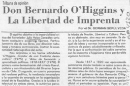 Don Bernardo O'Higgins y la libertad de imprenta