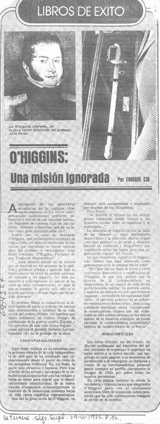O'Higgins, una misión ignorada
