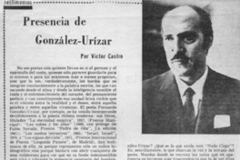 Presencia de González-Urízar