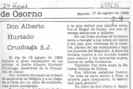 Don Alberto Hurtado Cruchaga S.J.