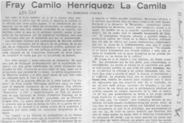 Fray Camilo Henríquez: La Camila