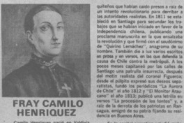 Fray Camilo Henríquez.