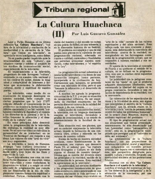 La Cultura huachaca (II)