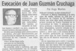 Evocación de Juan Guzmán Cruchaga