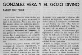 González Vera y el gozo divino