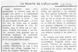 La Muerte de Lafourcade