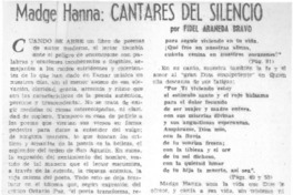 Madge Hanna, Cantares del silencio