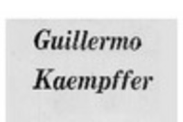 Guillermo Kaempffer