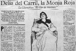 Delia del Carril, la monja roja