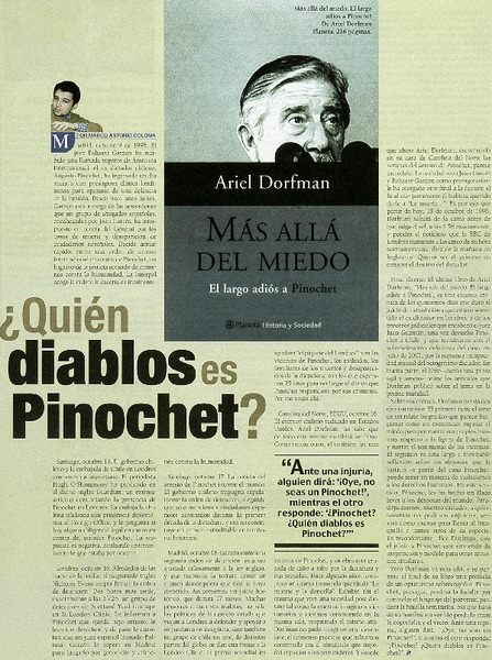 Quién diablos es Pinochet?