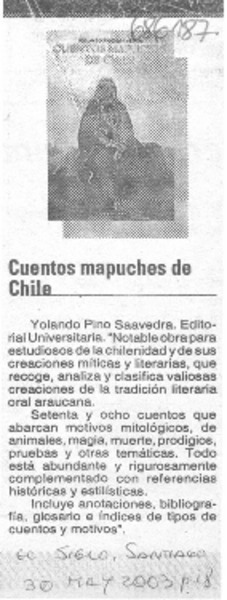Cuentos mapuches de Chile.