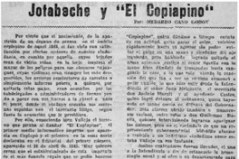 Jotabeche y "El Copoapono"