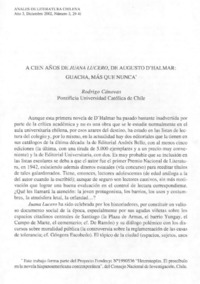 A cien años de Juana Lucero, de Augusto D'Halmar: guacha, más que nunca