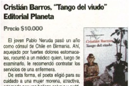Cristián Barros, "Tango del viudo".