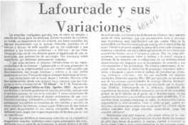 Lafourcade y sus variaciones