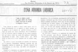 Doña Amanda Labarca