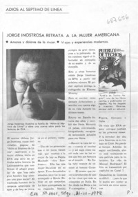 Jorge Inostrosa retrata a la mujer americana.