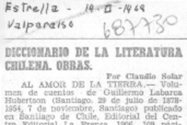 Diccionario de la literatura chilena. Obras