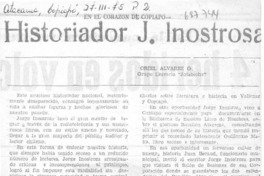 Historiador J. Inostrosa