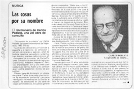 Las cosas por su nombre Las cosas por su nombre
