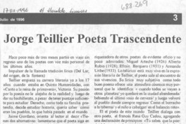 Jorge Teillier poeta trascendente.
